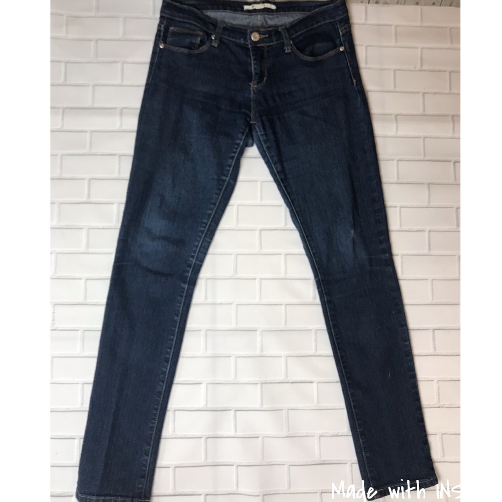 Forever 21 dark wash skinny jeans inseam 30 inches